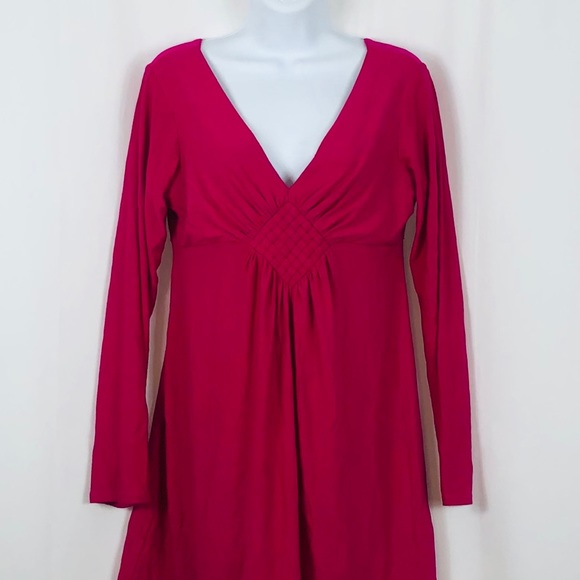 Body Fit V-neck long sleeve minidress L - Picture 4 of 12